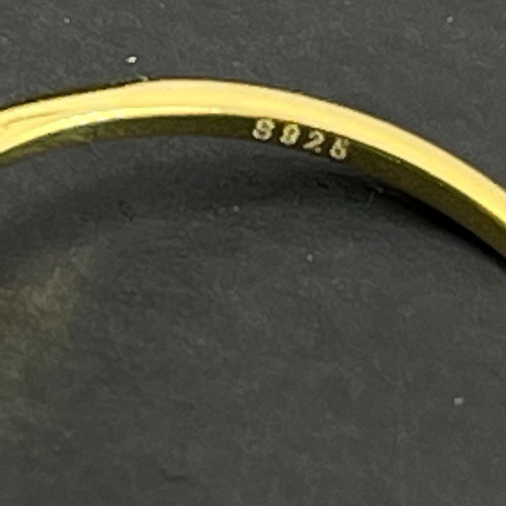 S925 Sterling Silver Cubic Zirconia Leaf Vine Adjustable Open Ring NEW - Picture 5 of 12